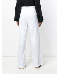 Белые широкие брюки от Givenchy