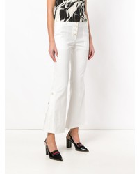 Белые широкие брюки от Proenza Schouler