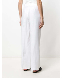 Белые широкие брюки от Tonello