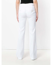 Белые широкие брюки от Ann Demeulemeester