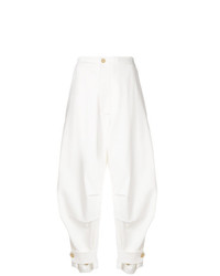 Белые широкие брюки от Hed Mayner