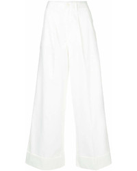 Белые широкие брюки от Hysteric Glamour