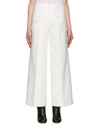 Белые широкие брюки от Isabel Marant