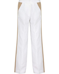 Белые широкие брюки от J.Crew