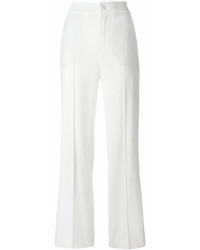 Белые широкие брюки от Lanvin