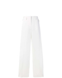 Белые широкие брюки от Lanvin