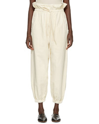 Белые широкие брюки от LAUREN MANOOGIAN