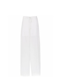 Белые широкие брюки от Mara Mac