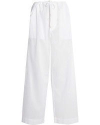 Белые широкие брюки от Marni