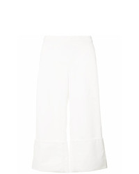 Белые широкие брюки от MM6 MAISON MARGIELA
