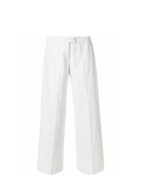 Белые широкие брюки от Moschino Vintage