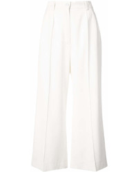 Белые широкие брюки от Natasha Zinko