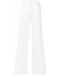 Белые широкие брюки от Off-White