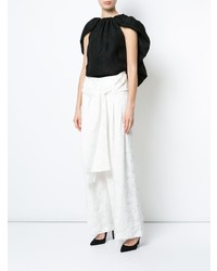 Белые широкие брюки от Rosie Assoulin