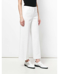 Белые широкие брюки от Paul Smith