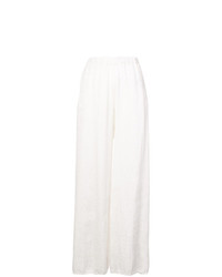 Белые широкие брюки от Raquel Allegra
