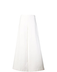 Белые широкие брюки от Stefano Mortari