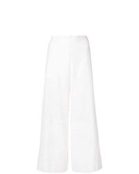 Белые широкие брюки от Stefano Mortari