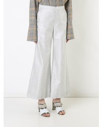 Белые широкие брюки от Irene