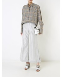 Белые широкие брюки от Irene