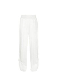 Белые широкие брюки от Styland