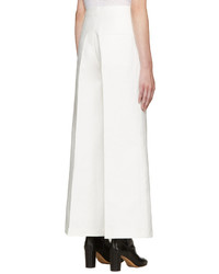 Белые широкие брюки от Isabel Marant