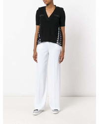 Белые широкие брюки от MSGM