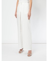 Белые широкие брюки от Aalto