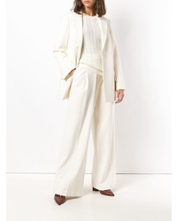 Белые широкие брюки от Partow