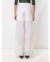 Белые широкие брюки от Mara Mac