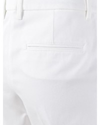 Женские белые шорты-бермуды от Fay