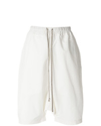 Женские белые шорты-бермуды от Rick Owens DRKSHDW