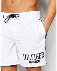 Белые шорты для плавания от Tommy Hilfiger