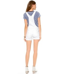 Белые шорты-комбинезон от MiH Jeans