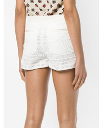 Женские белые шорты крючком от RED Valentino