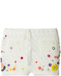 Женские белые шорты крючком от Emilio Pucci