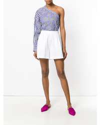 Женские белые шорты с вышивкой от L'Autre Chose