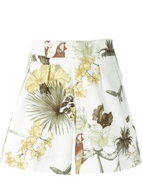 Женские белые шорты с цветочным принтом от Etro