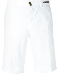 Мужские белые шорты с цветочным принтом от Pt01