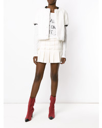 Женские белые шорты со складками от Andrea Bogosian