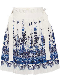 Женские белые шорты со складками от Sacai