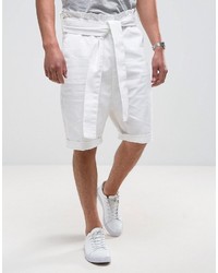 Мужские белые шорты от Asos