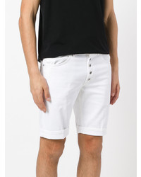 Мужские белые шорты от Dondup