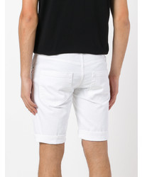 Мужские белые шорты от Dondup