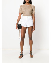 Женские белые шорты от Twin-Set