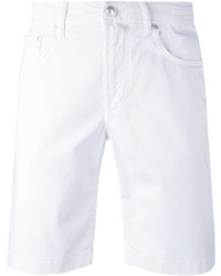 Мужские белые шорты от Jacob Cohen
