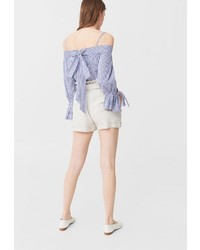 Женские белые шорты от Mango