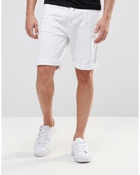Мужские белые шорты от Pull&Bear