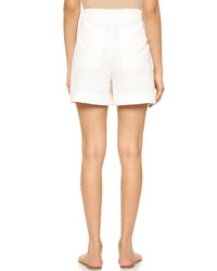 Женские белые шорты от Tibi