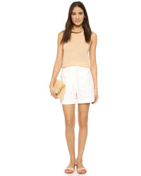 Женские белые шорты от Tibi